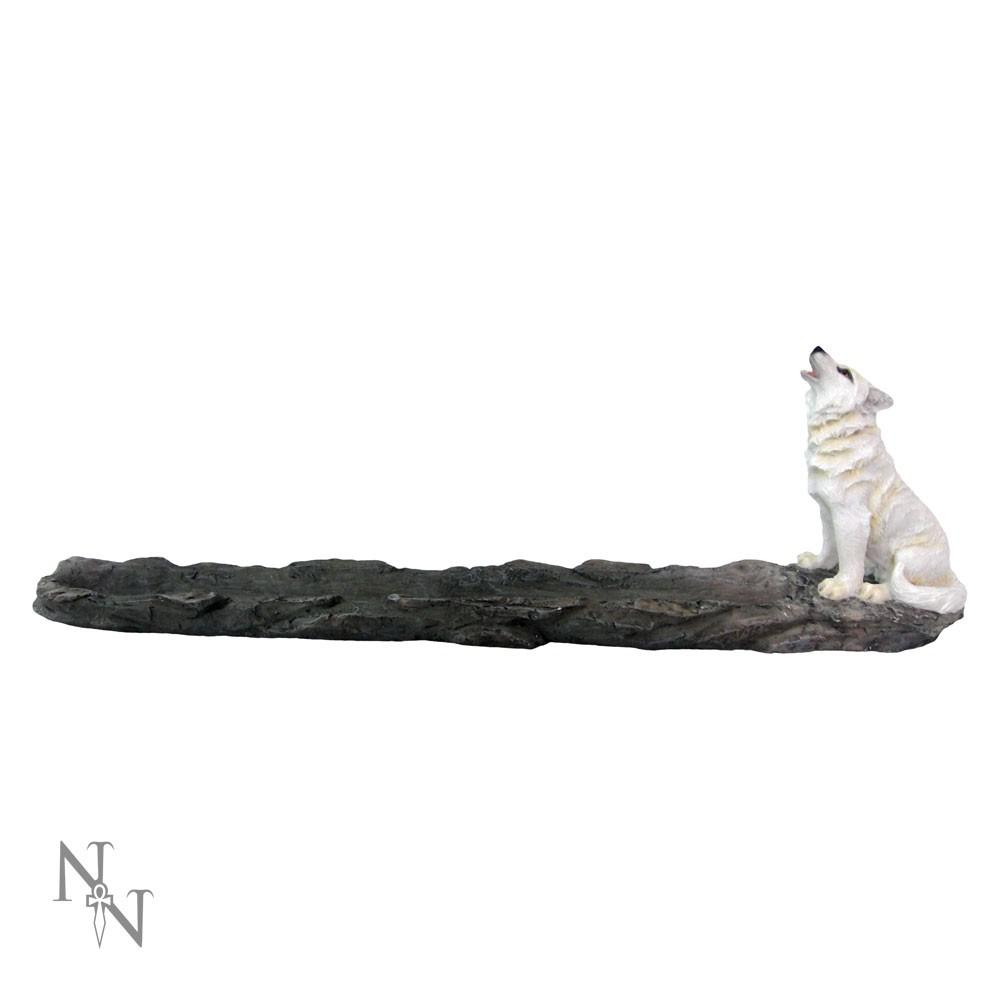 Nemesis Now - Wolf Call Porte-encens - Gris/Blanc